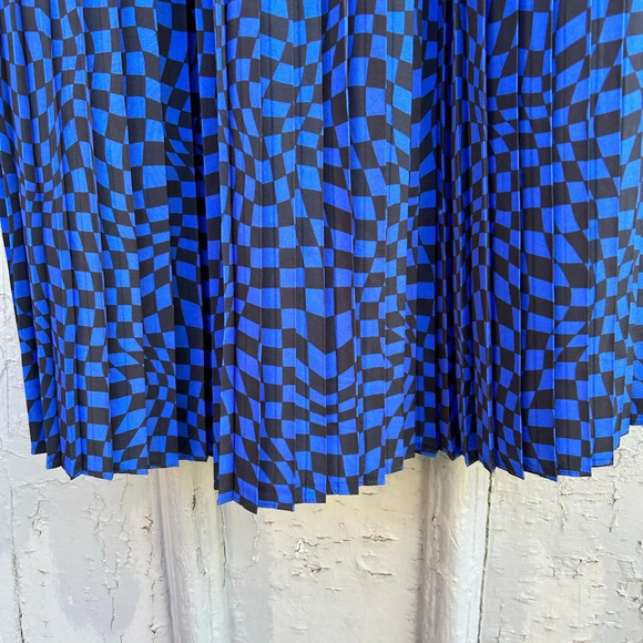 Michael Michael Kors checked pleated maxi skirt, size S - Picture 4 of 7